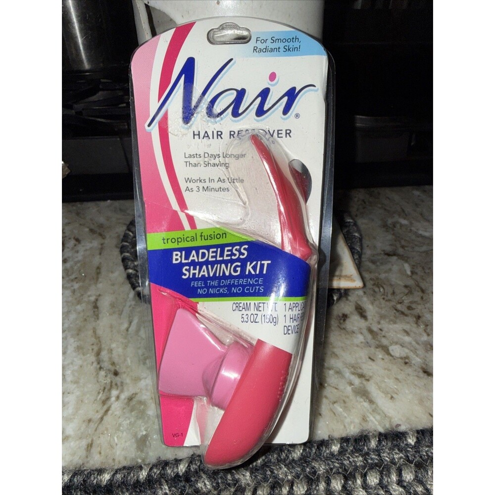 Nair Bladeless Shaving Kit Hair Removal Tropical Fusion  New